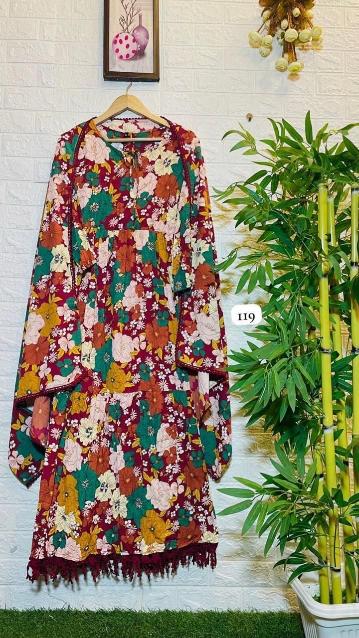 Gown with shall